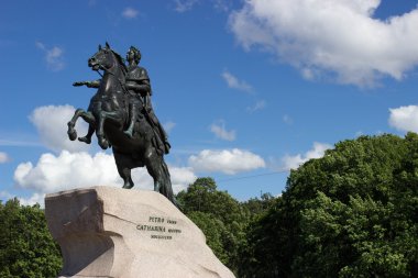 Rus İmparatoru Büyük Peter 'ın Anıtı