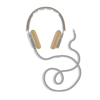 kulaklıklar illüstrasyon vektör