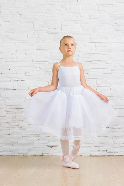 Little cute ballerina. Ballet. — Stock Photo, Image