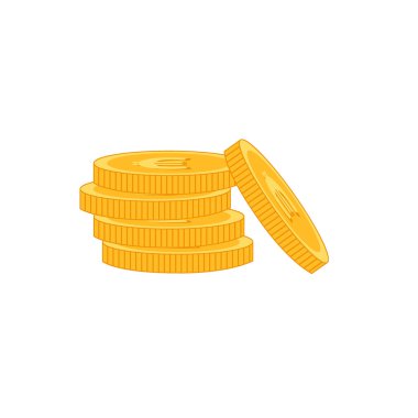 Euro sikke vektör çizim