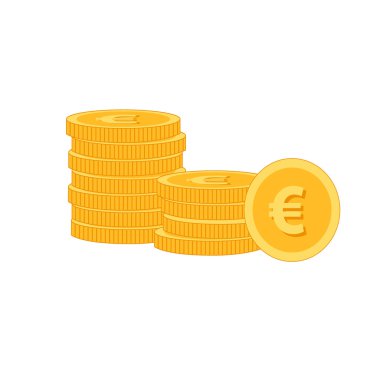 Euro sikke vektör çizim