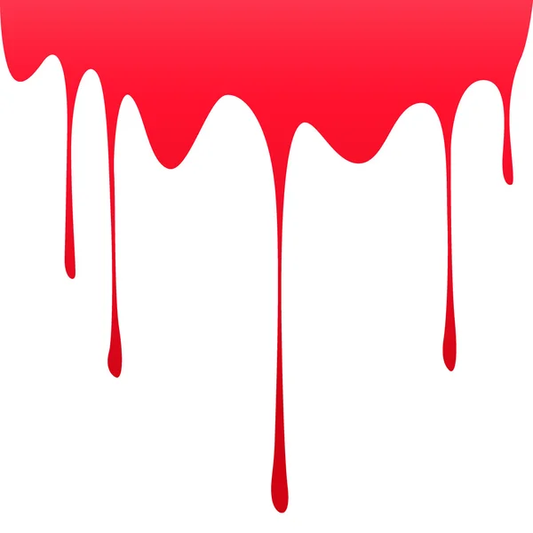 Blood dripping vector illustration — Stock Vector