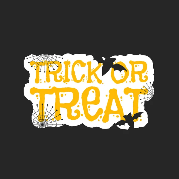 Halloween tarjeta vector ilustración — Vector de stock