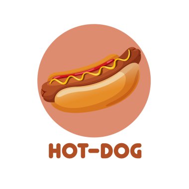 Vektör çizim sosisli