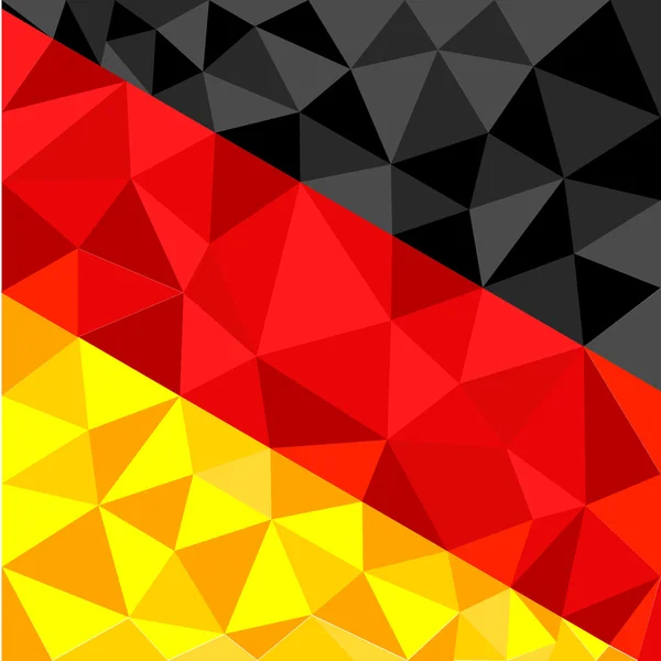 German flag puzzle vector illustration — Stock Vector