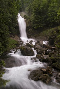 Giessbach falls near Brienz clipart
