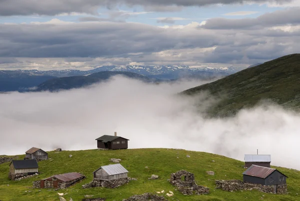 Agriturismi sull'Aurlandsfjellet — Foto Stock