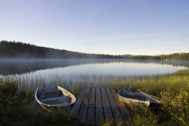 Lake Tevsjon Ljusnedal yakın
