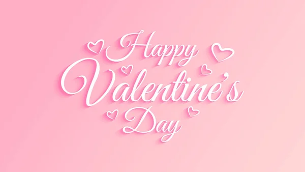 Gelukkige Valentijnsdag Met Hartvormige Achtergrond Ontwerp — Stockvector