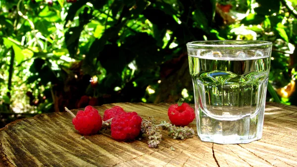 Ahududu ahşap zemin ile iç