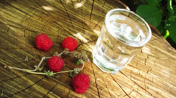 Ahududu ahşap zemin ile iç