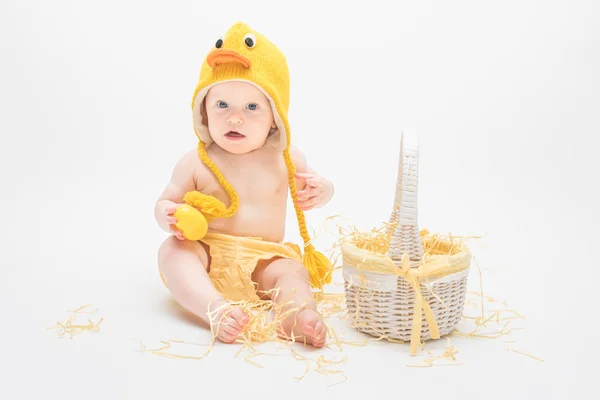 Osterenten-Baby — Stockfoto