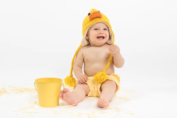 Easter baby duck — Stock Photo, Image