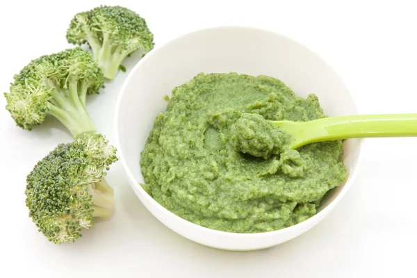 Baby's First Broccoli — Stock Photo, Image