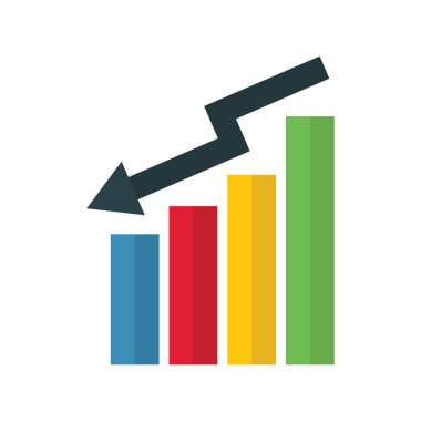İş ve Finans için simge Down grafiği