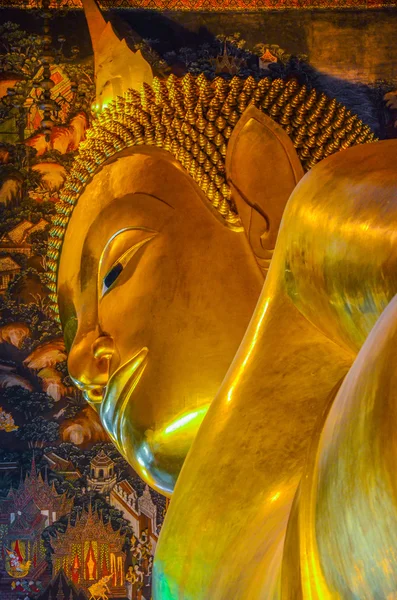 Ležící buddha obraz — Stock fotografie