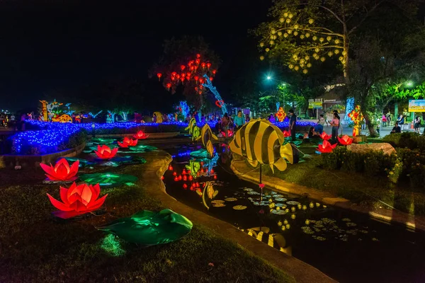 Nakhonsawan Thailand December 2018 Lantern Puppet Festival Celebrate Chinese New — Stock Photo, Image