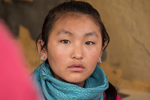 Bhútánci dívka Stock Fotografie