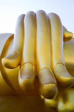 Tayland Buda heykelinin el