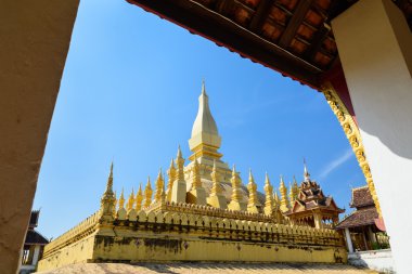 Koridor köşesinde PHA ki Luang Vientiane.