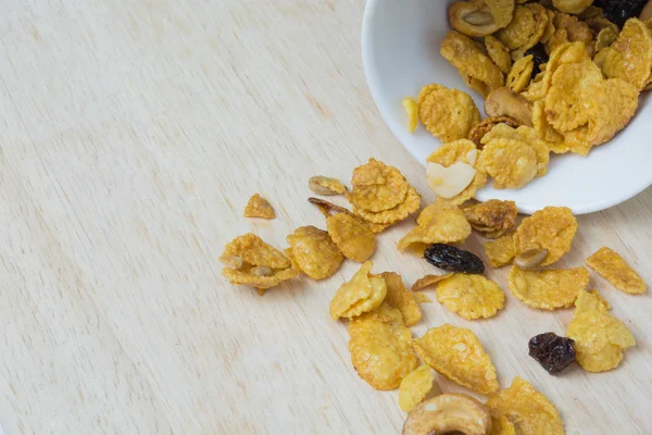 Mix corn flakes cereal snack menu