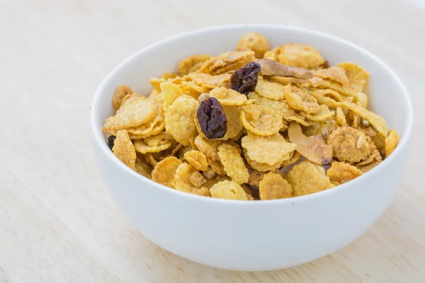 Mix corn flakes cereal snack menu