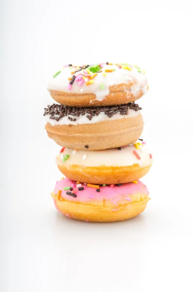 Färsk hemlagad färgglada donuts (mini storlek) — Stockfoto