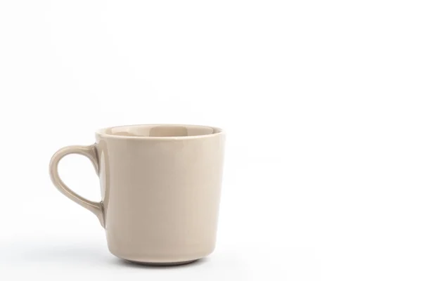 Braune Kaffeetasse. — Stockfoto