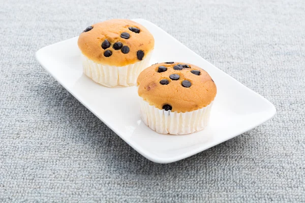 Chocolate Chip Cupcakes — Stock Photo, Image