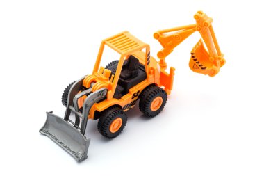 Turuncu traktör oyuncak 
