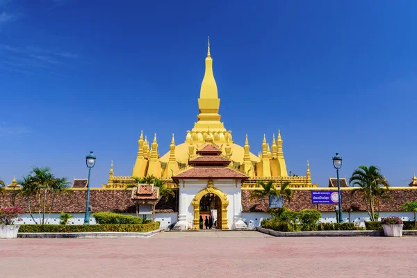 Phra, dass Luang Vientiane, Laos — Stockfoto
