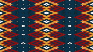 Kırmızı, sarı, Asyalı donanma etnik geometrik oryantal örgü dikdörtgen desenli. Arkaplan, halı, duvar kağıdı arka plan, kıyafet, ambalaj, batik, kumaş için tasarım. Nakış stili. vektör