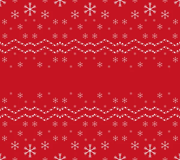 Κόκκινο Χριστούγεννα Ελάχιστη Απρόσκοπτη Φόντο Διακοσμημένα Λευκές Γραμμές Ζιγκ Ζαγκ — Διανυσματικό Αρχείο