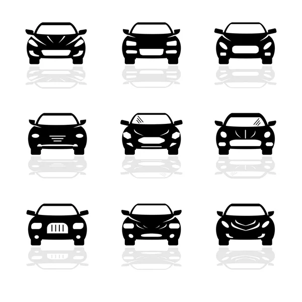 Conjunto de iconos de vector automóvil — Vector de stock