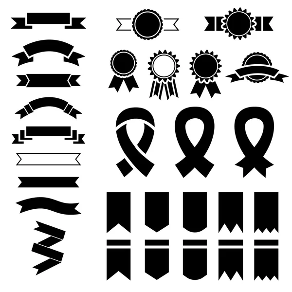 Afiş Icons - beyaz bir arka plan üzerinde izole vektör afiş kümesi 