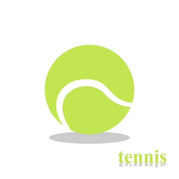 Icono de pelota de tenis — Vector de stock