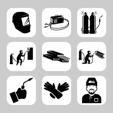 Vektör kaynak ilgili Icon set