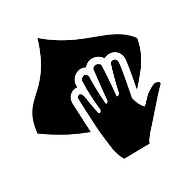 Simge temizlik. Vektör çizim