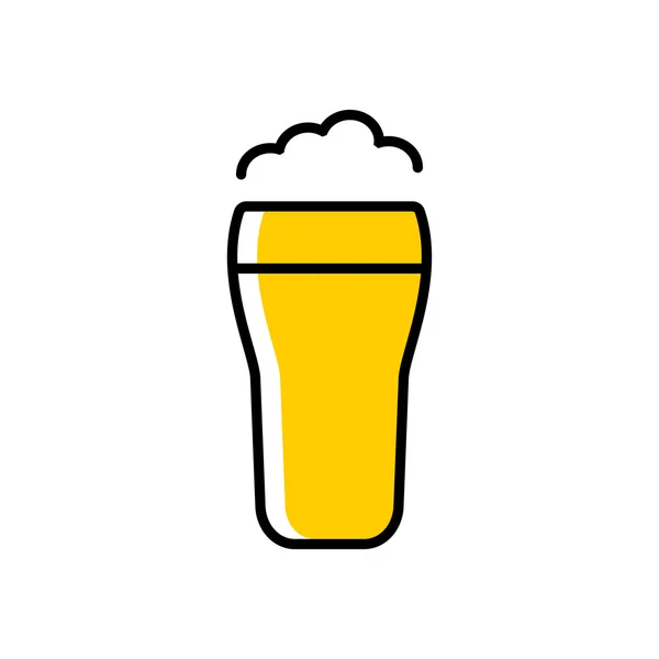 Icono de cerveza.Ilustración vectorial — Archivo Imágenes Vectoriales