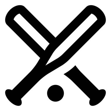 beysbol ikonu vektör illüstrasyonu