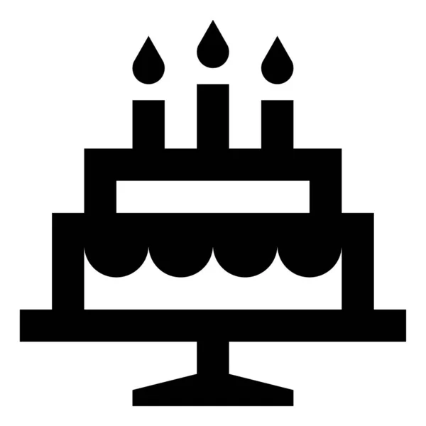 Birthday Concept Icon Vector Illustration — Stock Vector