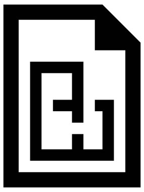 Yapı şeması simgesi, beyaz arkaplanda çizgi vektör illüstrasyonu  