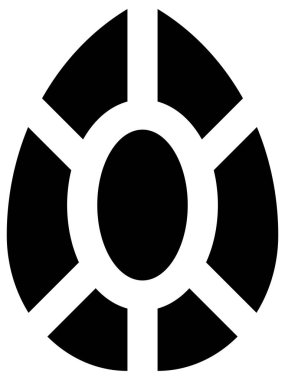 Elmas simgesi, beyaz arkaplanda çizgi vektör çizimi  