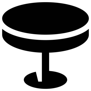 beyaz arkaplanda tablo simgesi, çizgi vektör illüstrasyonu 