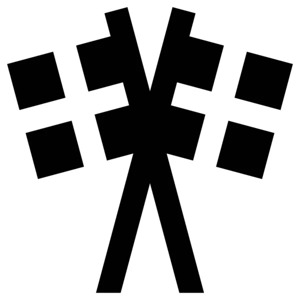 Symbol Linienvektorabbildung Auf Weißem Hintergrund — Stockvektor