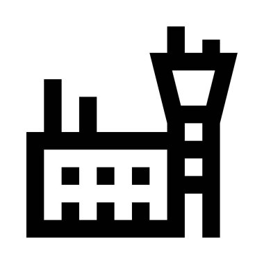 Beyaz arkaplanda uçuş sevkiyat simgesi, vektör illüstrasyonu