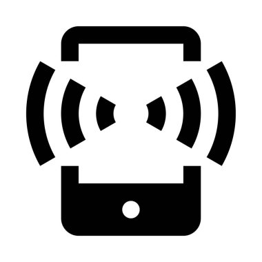 Beyaz arkaplanda telefon arama simgesi, vektör illüstrasyonu  