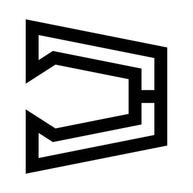 delik delici simgesi, beyaz arkaplanda vektör illüstrasyonu 