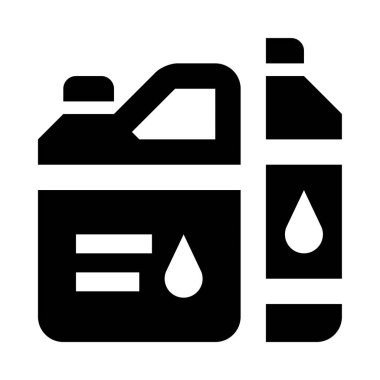 sıvı gübre simgesi, vektör illüstrasyonu beyaz arkaplanda izole   