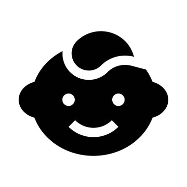 yeni doğan simgesi, vektör çizimi beyaz arkaplanda izole edildi   